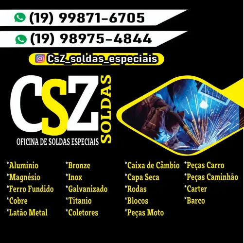 CsZ soldas especiais Piracicaba 