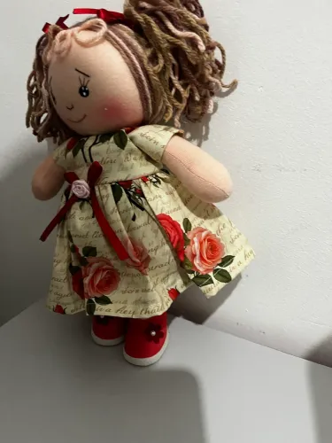 Boneca de Pano - Artesanal (28cm)