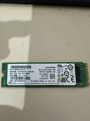 Nvme 128GB Sk hynix hd