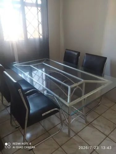 Mesa de vidro grande