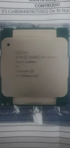 Processador Intel xeon E5 2666 V3 10/20 3.5Ghz (LEIA A DESCRIÇÃO!)