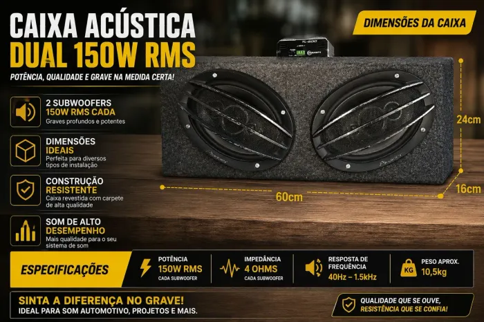 Som automotivo 190,00
