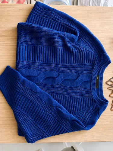 Tricot Azul Feminino