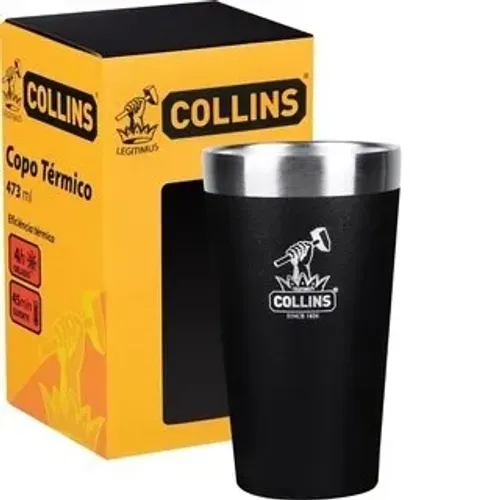 COPO TÉRMICO INOX 473ML SEM TAMPA - COLLINS