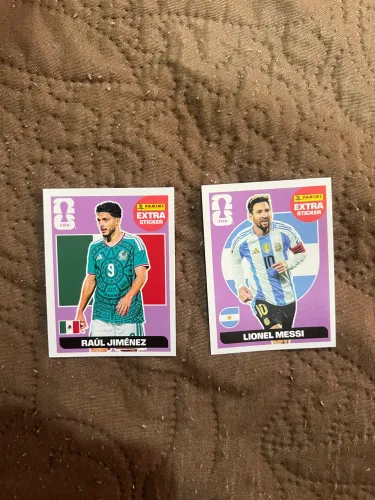 Figurinha extra Sticker messi 