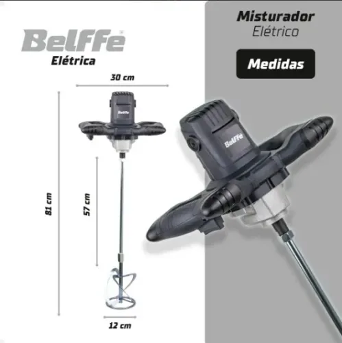 Misturador de argamassa 1200w