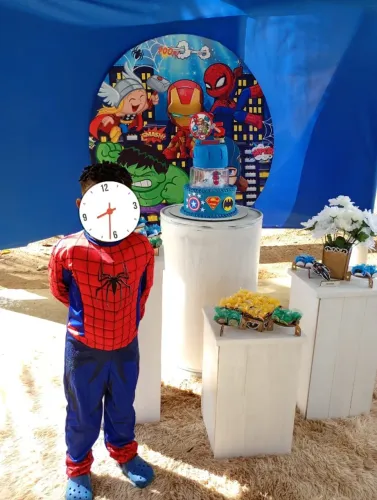 Fantasia homem aranha 6/7 anos