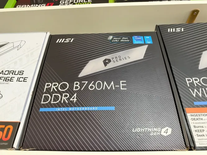 MSI B760M-E DDR4 somente pra processadores 13 Geração