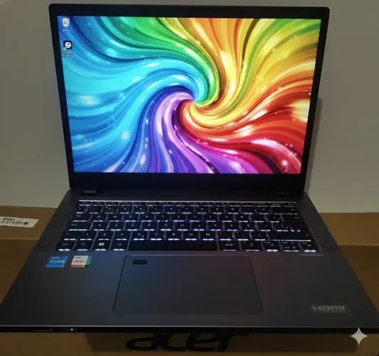 Notebook Acer TravelMate i5-1335U (10 Núcleos) (NOVO) (Tela de 14)