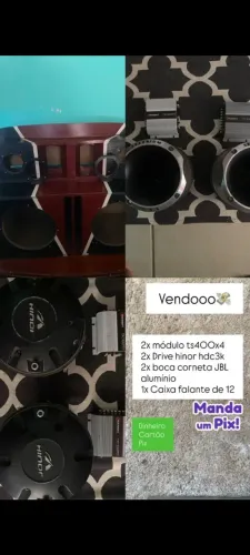 Acessórios de som automotivo