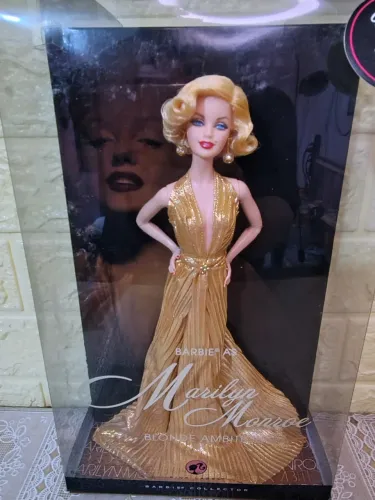 Boneca Barbie Marilyn Monroe Blonde Ambition nova e lacrada