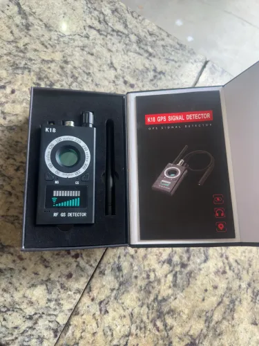 Localizador e detector de câmera e gps