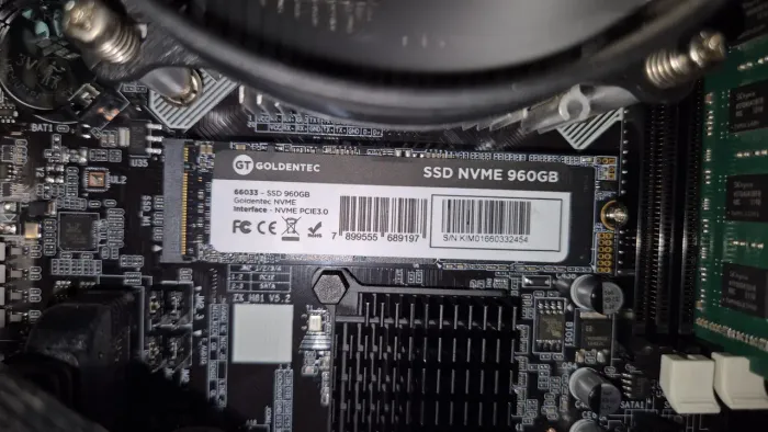 SSD NVME 960GB PCIE 3.0