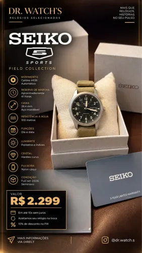 Seiko 5 field 40mm