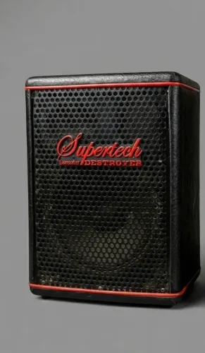 Caixa De Som Supertech Destroyer Passiva Preta