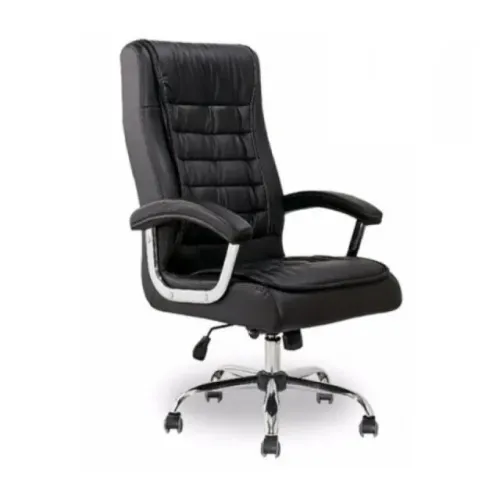 Poltrona Presidente Couríssimo Preto Mola Ensacada Luxo Conforto Modelo 30016