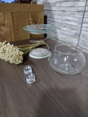 Kit decoração e harmonização em vidro 
