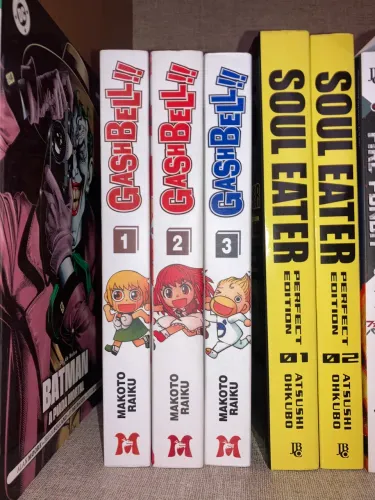 MANGÁ GASH BELL 1-3 COMPLETO E COM BRINDES