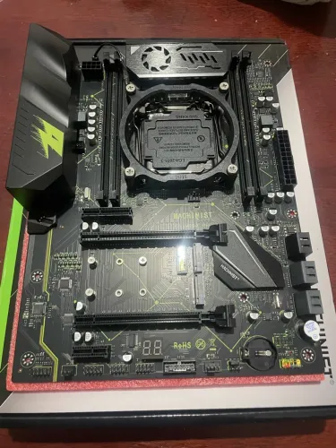 Kit placa-mãe e processador xeon