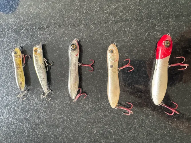 Kit com 5 Isca de pesca