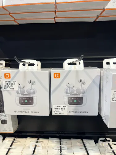Fones de Ouvido Sem Fio Display Led Digital Touch Com Bluetooth e Redução de Ruído