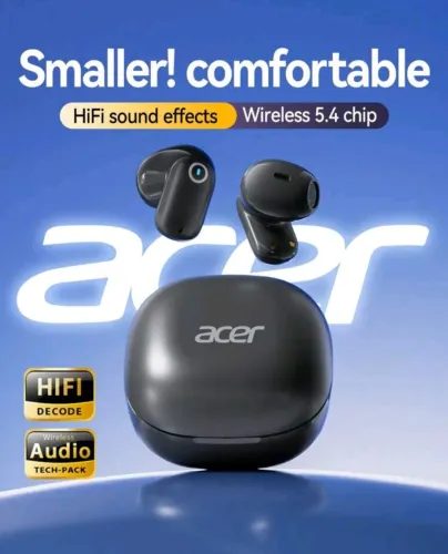 Fone de ouvido bluetooth Acer na cor preto ( Lacrado )