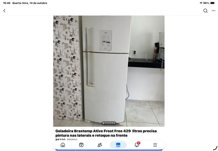 Geladeira Brastemp duplex Frost free 429 litros
