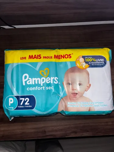 Fralda Pampers Confort Sec