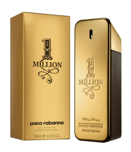 Perfume Masculino 1 Million Paco Rabanne 100ml Eau de Toilette EDT 