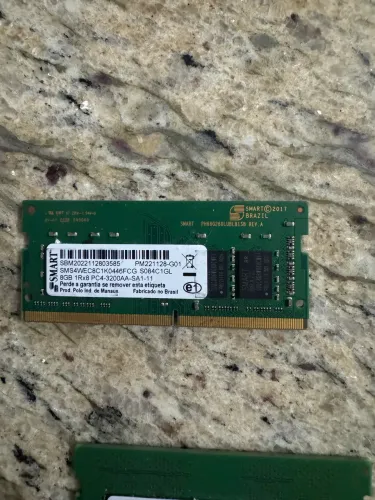 Memória RAM Notebook Smart 8GB DDR4 3200MHz SODIMM