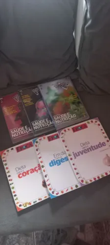 Conjuntos de livros de DVD sobre saude