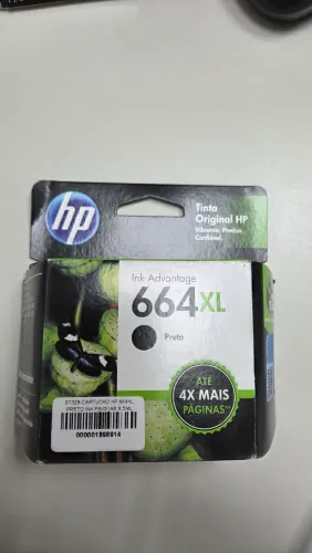 Tinta original hp 664 xl preto