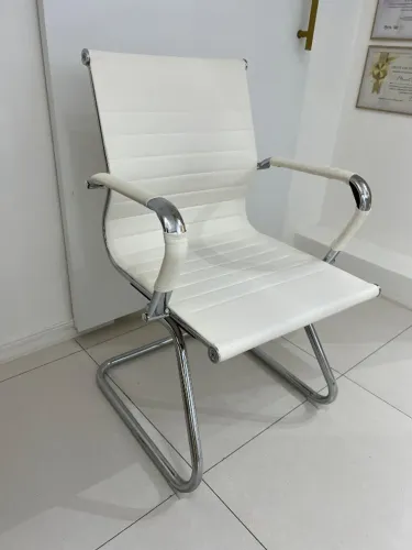 Conjunto 2 Cadeiras Escritorio Fixa