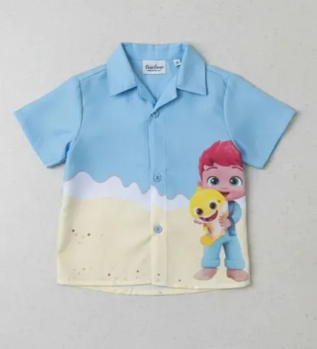 Camisa infantil Bebefinn