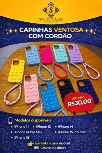 ? CAPINHAS VENTOSA COM CORDÃO ?