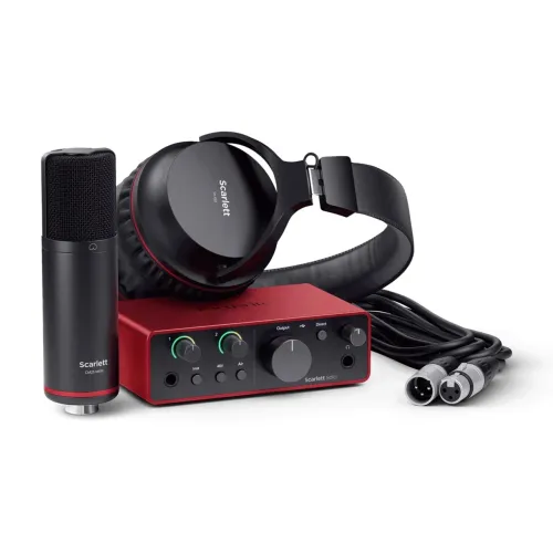 FOCUSRITE KIT INERFACE SCARLET SOLO STUDIO