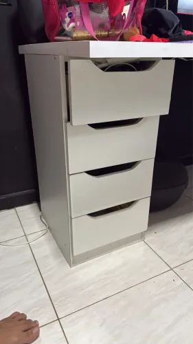Mesa gamer com 2 gaveteiro
