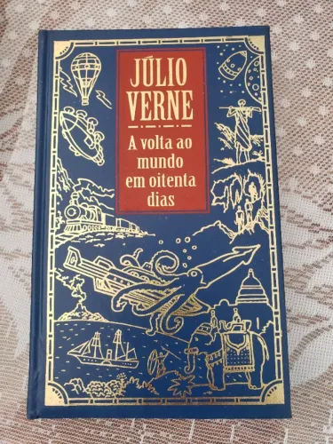 Livro "A Volta ao Mundo em Oitenta Dias" de Júlio Verne