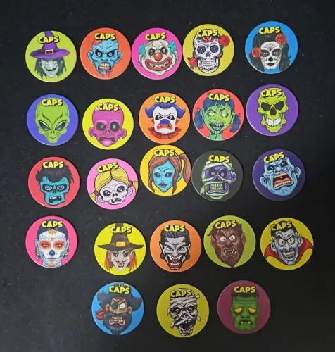 Lote 23/30 tazos Buzzy Caps