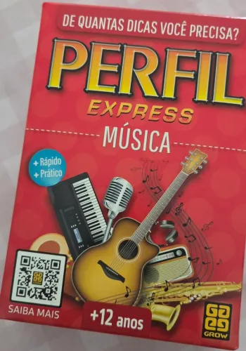Jogo de Cartas Perfil Express Musica Grow
