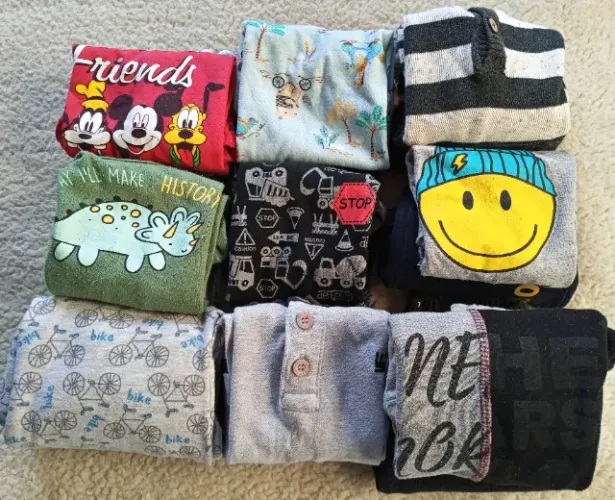 Lote de Roupas Para Bebê Menino - Tam: 9/12 Meses