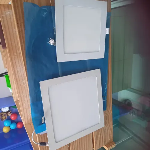 Luminárias quadradas LED de embutir 