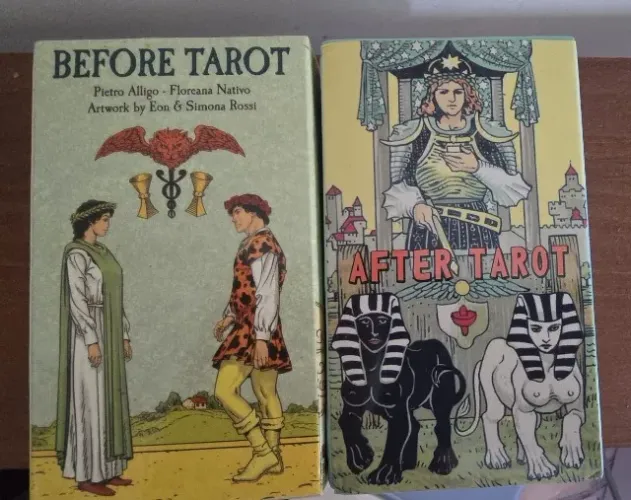Tarot - before tarot + after tarot made in china - nunca usado