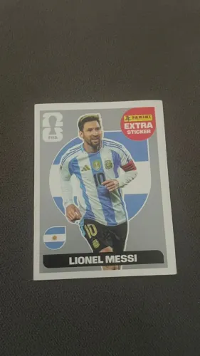 Figurinha Messi Legend Prata 2026 - Original Panini Extra Sticker