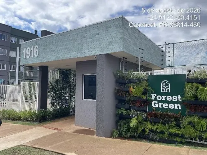 Chance única Apartamento no Floresta, Cascavel - PR, Apto 403, 2 quartos, 1 vaga, 46,78m²