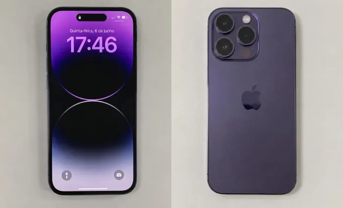 iPhone 14 Pro roxo