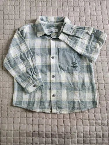 Camisa Xadrez Zara Tam 2/3