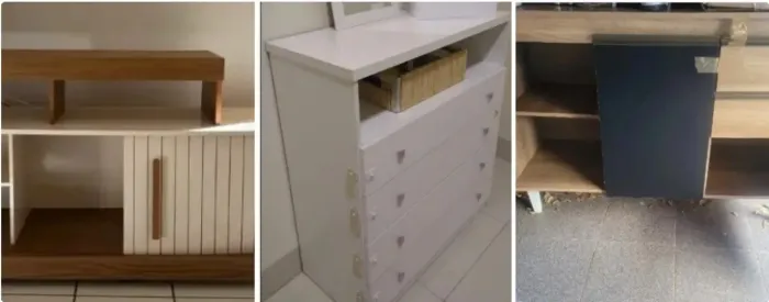 Combo - 3 moveis usados com preço - BOM