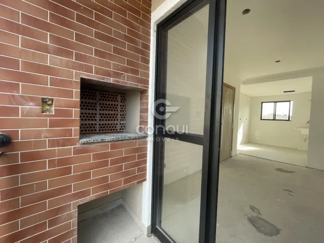 Apartamento com 2 quartos com sacada e churrasqueira, bairro Boneca do Iguaçu, São José do