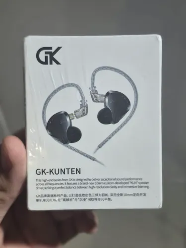 GK Kunten IEM Fone de ouvido intrauricular